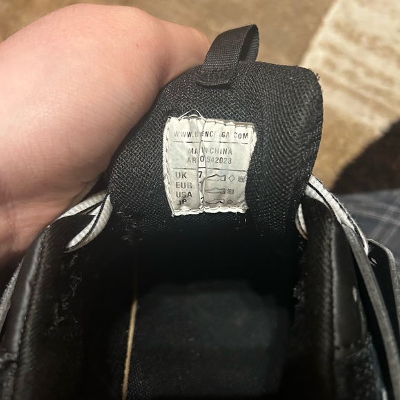 Balenciaga Black and White Athletic Shoes - Picture 5 of 6